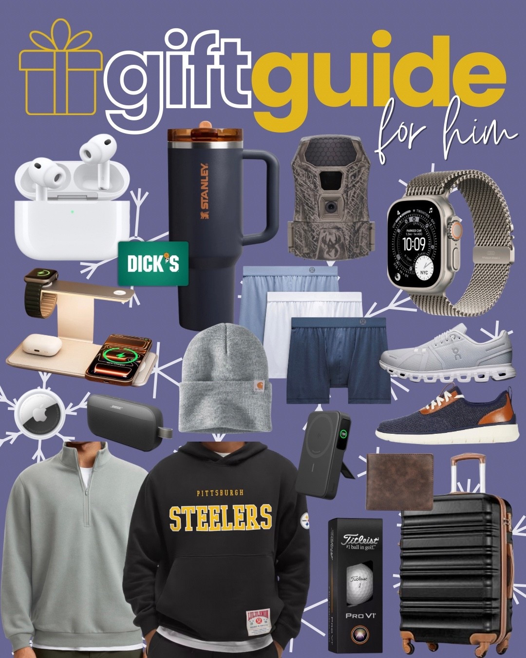 Gift Guide for Him🖤🎁

#LTKGiftGuide #LTKCyberWeek #LTKHoliday