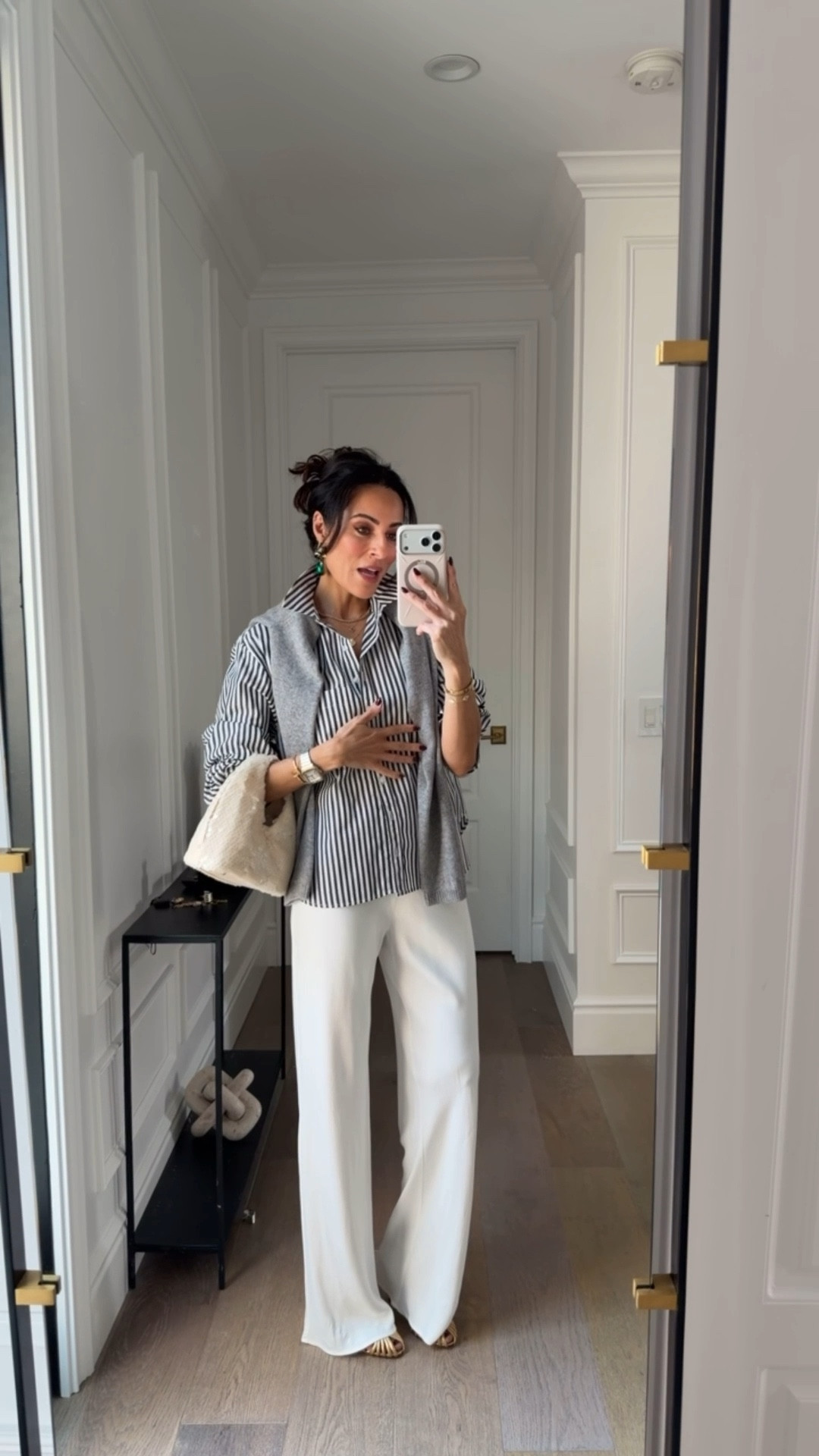 Realistic holiday outfits to wear the season! From cozy to party ready and all statement making! PS both my satin pants are on sale under $80!

#LTKgrwm #LTKOver40 #LTKSeasonal