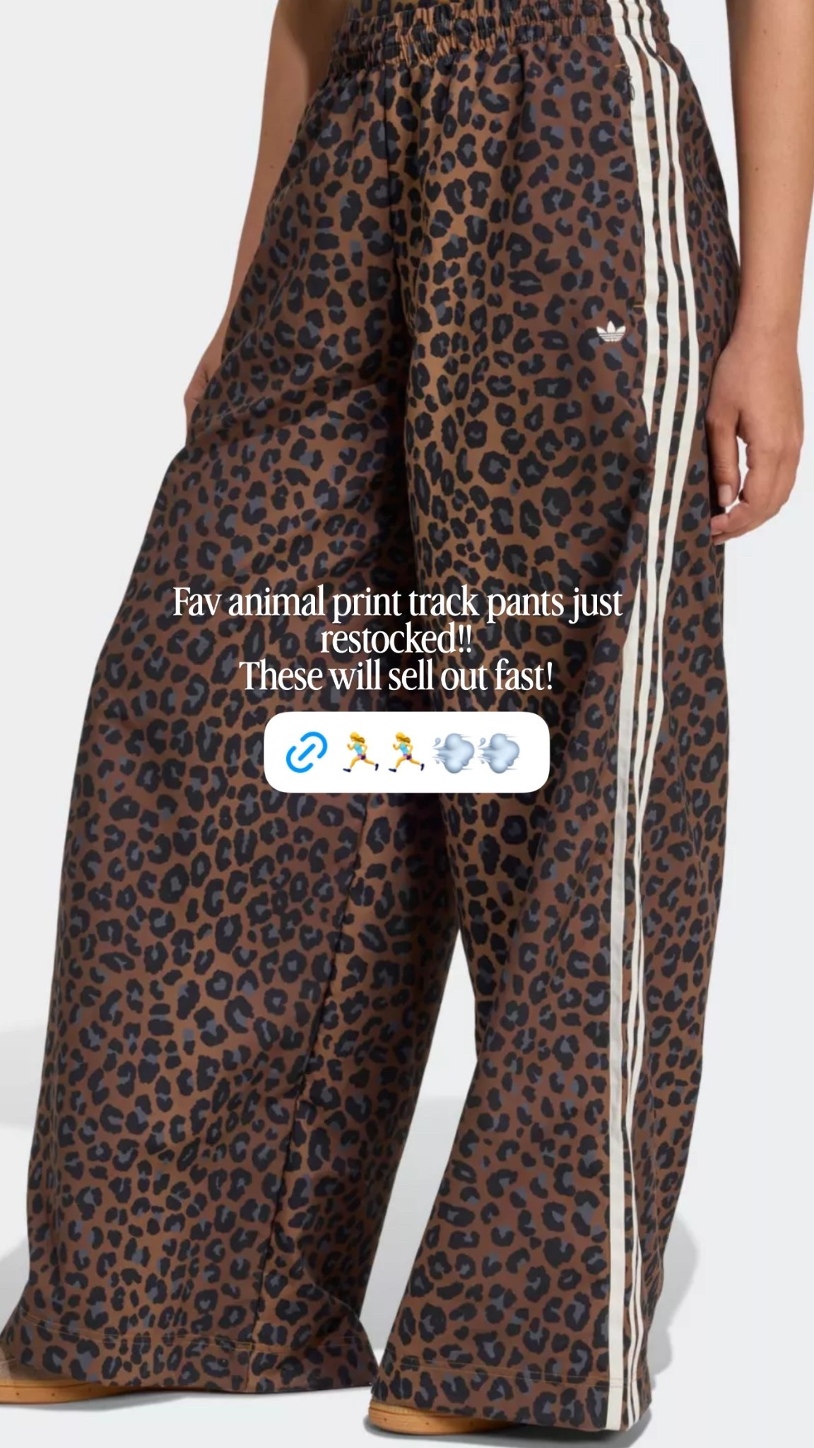 Fav animal print track pants just restocked!! 
These will sell out fast!  @dickssportinggoods