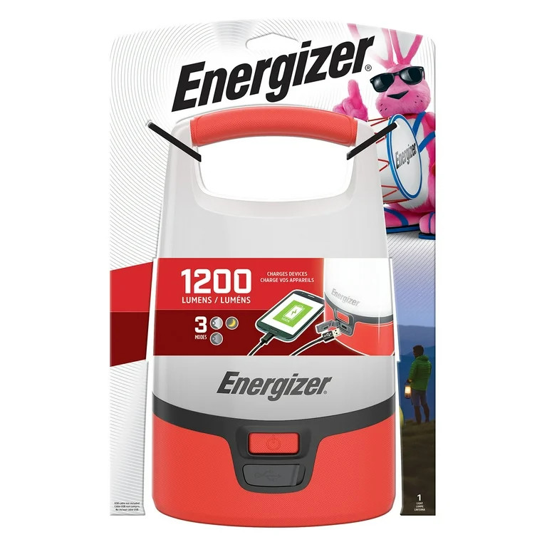 Energizer Vision LED USB Red Lantern 1200 Lumens Light Output - Walmart.com | Walmart (US)