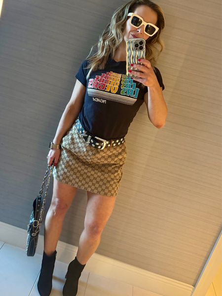 Favorite day party look. 

Mini skirt - Gucci - vintage t-shirt -
Las Vegass

#LTKparties #LTKstyletip #LTKtravel