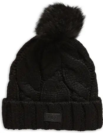 UGG® Cable Knit Pom Beanie | Nordstrom | Nordstrom