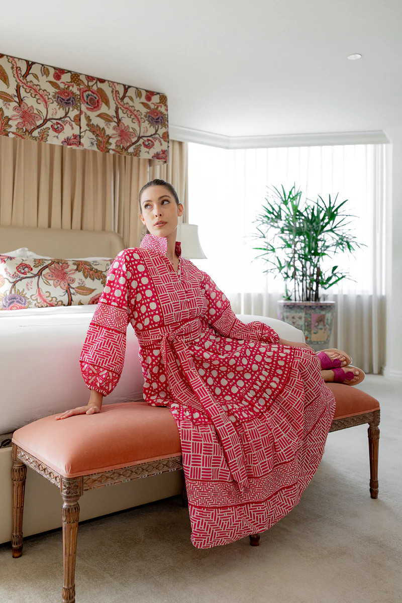 SUE SARTOR Flounce | Fuchsia Caning | SUE SARTOR