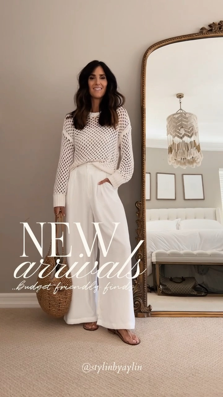 I’m just shy of 5’7 for reference… 
LOOK 1: Mesh sweater(S) Pants (XS) 
LOOK 2: Joggers (XS) Hoodie (S)
LOOK 3: Linen blazer (S) 
LOOK 4: Midi dress (XS)
LOOK 5: Black Blazer: (S) Shorts (S)
LOOK 6: Crewneck (S)  Joggers (XS)
LOOK 7: Blazer (S)
#StylinbyAylin 

#LTKunder100 #LTKunder50 #LTKstyletip