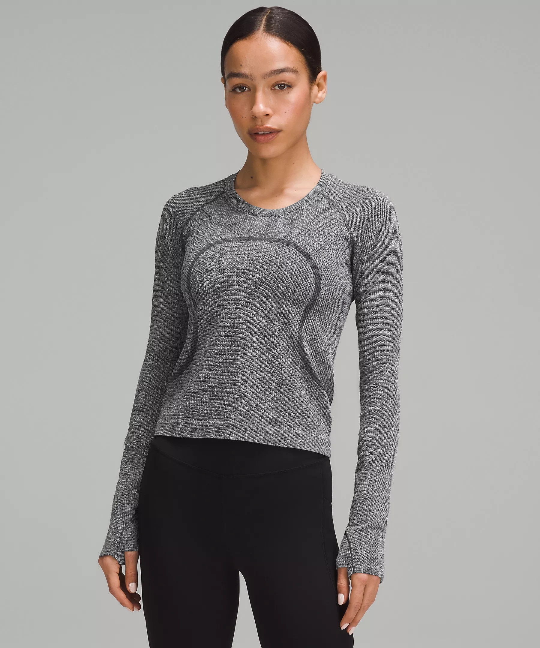 Swiftly Tech Long-Sleeve Shirt 2.0 Waist Length *Sparkle | Women's Long Sleeve Shirts | lululemon | Lululemon (US)
