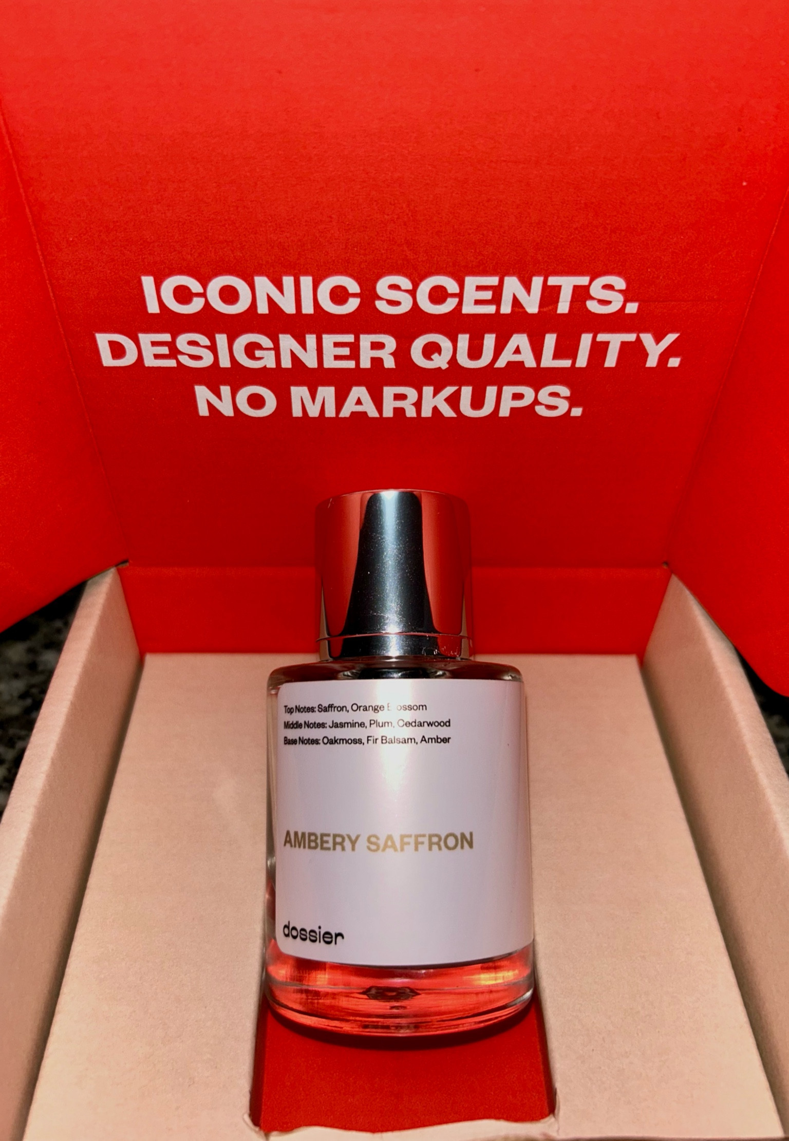 ambery saffron inspired by MFK baccarat rouge 540. 
i’ve never owned the original so i can’t say if it’s a 100% dupe or not but omg does this smell amazing!! it’s a sweet & musky scent perfect for everyday. this is by far my most complimented perfume & for good reason 👀

#LTKSpringSale #LTKfindsunder50 #LTKbeauty