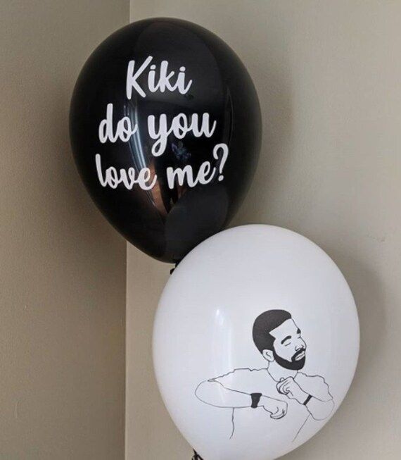 Drake Kiki Do You Love Me Balloons - Etsy | Etsy (US)