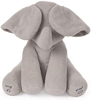 Baby GUND Animated Flappy The Elephant Stuffed Animal Baby Toy Plush, Gray, 12" | Amazon (US)