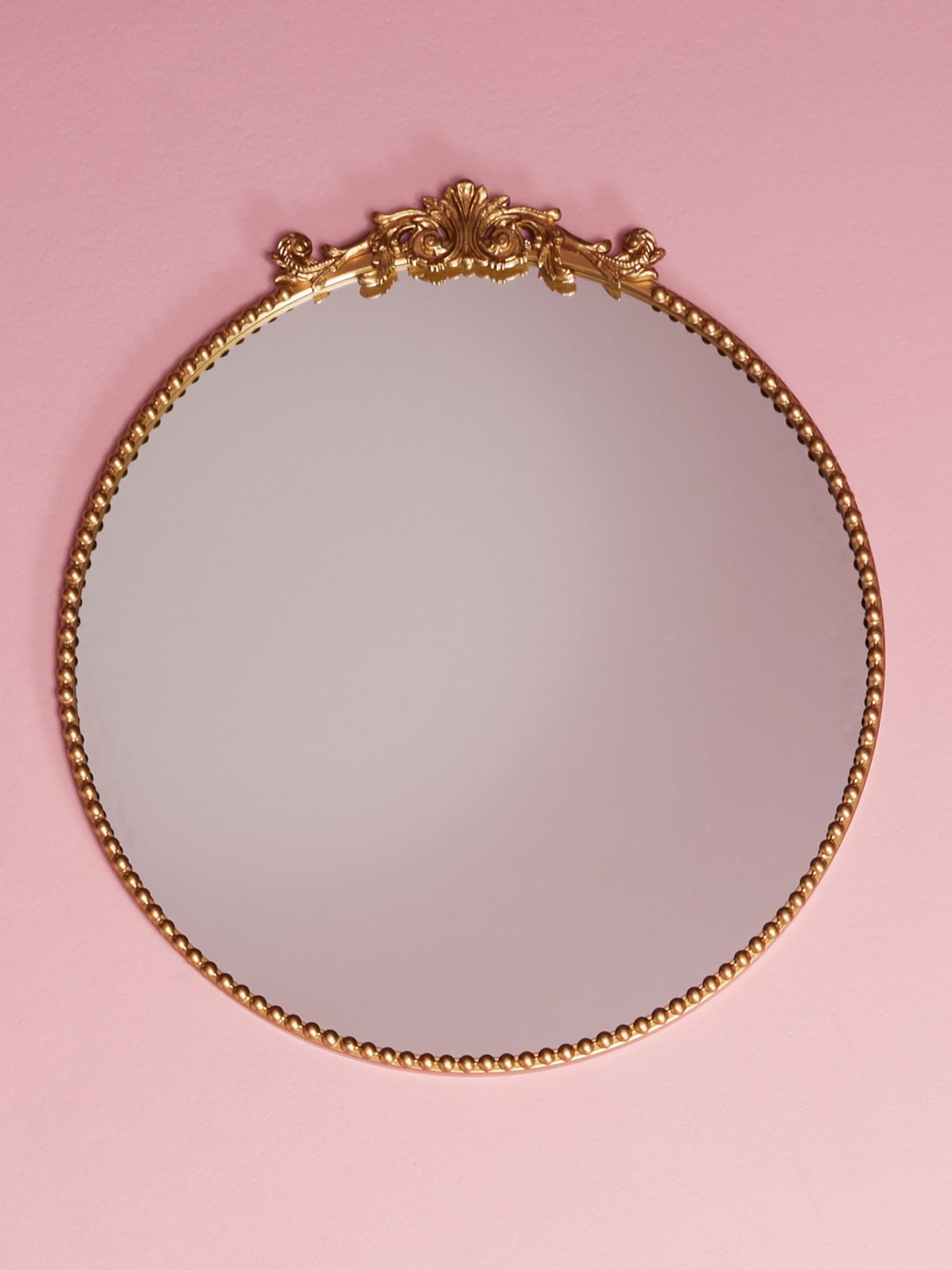 30in Metal Antiqued Framed Wall Mirror | Decor & Pillows | HomeGoods | HomeGoods