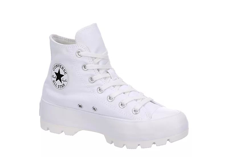 Converse Womens Chuck Taylor All Star Lugged High Top Sneaker - White | Rack Room Shoes
