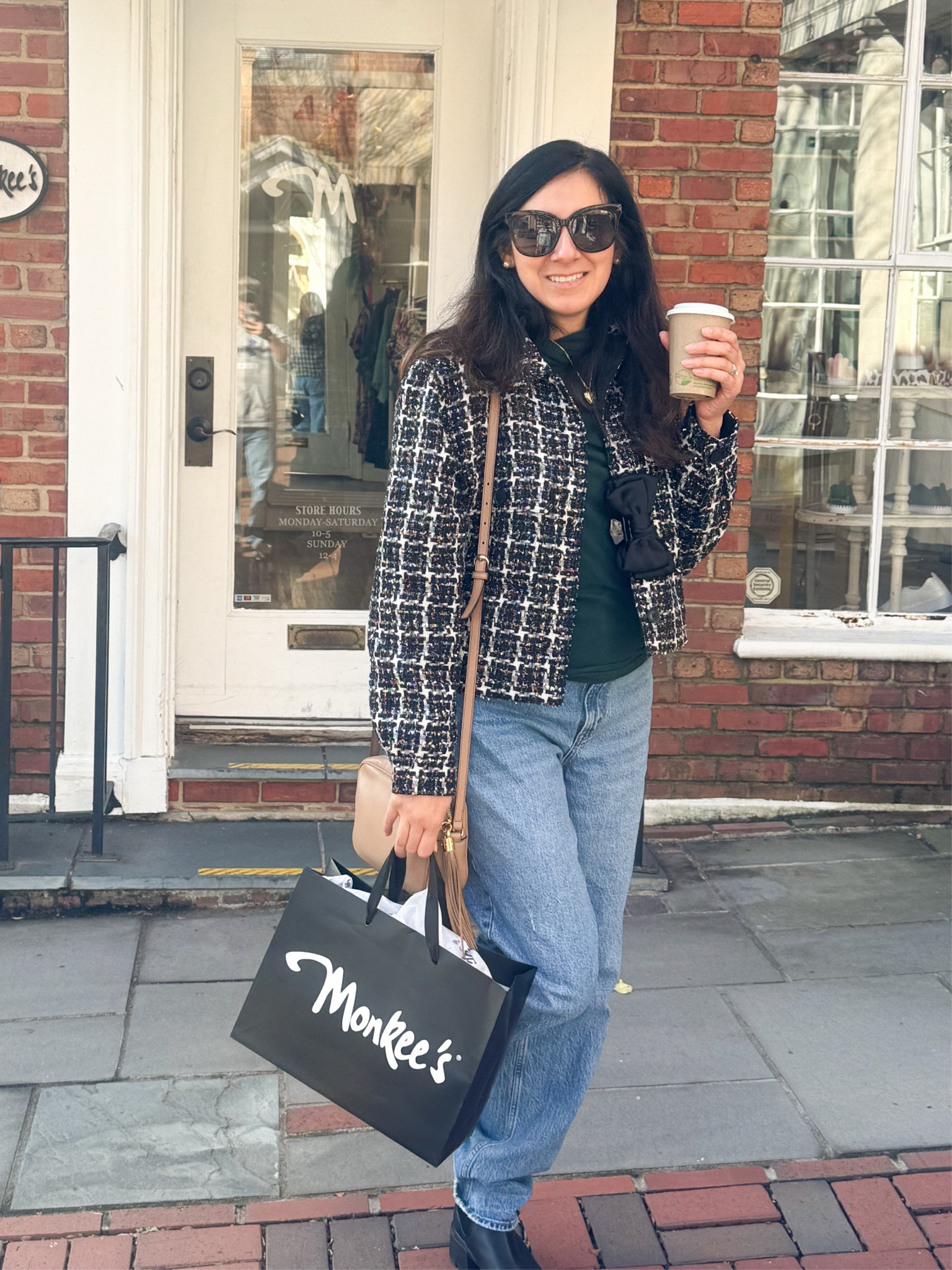 This metallic blazer is too cute for this time of season, winter outfit, winter fashion, embracing the season 

#LTKSeasonal #LTKStyleTip #LTKOver40