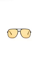 Aviator sunglasses with orange lenses | PULL and BEAR UK