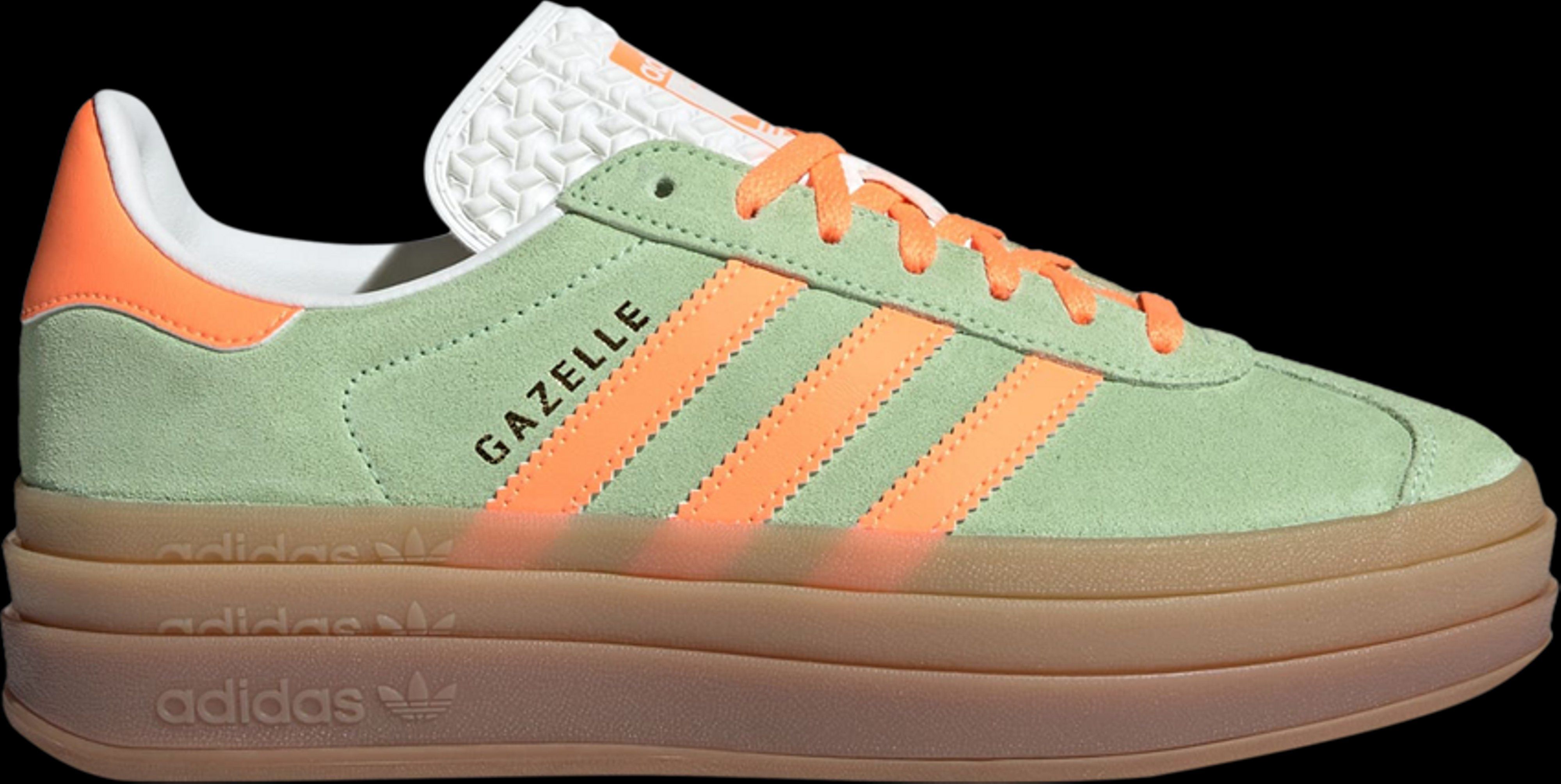 Buy Wmns Gazelle Bold 'Green Spark Screaming Orange' - IH7495 | GOAT | GOAT