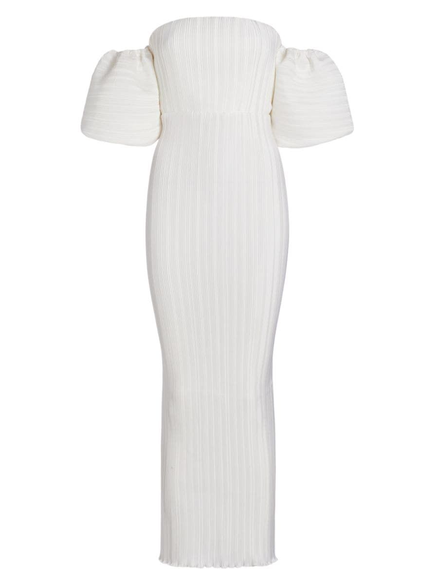 Bridal Sirene Puff-Sleeve Gown | Saks Fifth Avenue