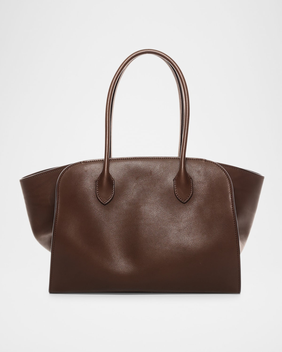 Marlo 12 Tote Bag in Saddle Leather | Neiman Marcus