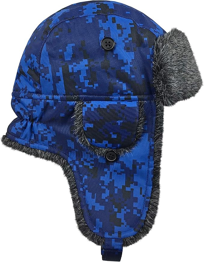N'Ice Caps Kids Winter Trapper Hat Warm Large Ear Flaps | Amazon (US)