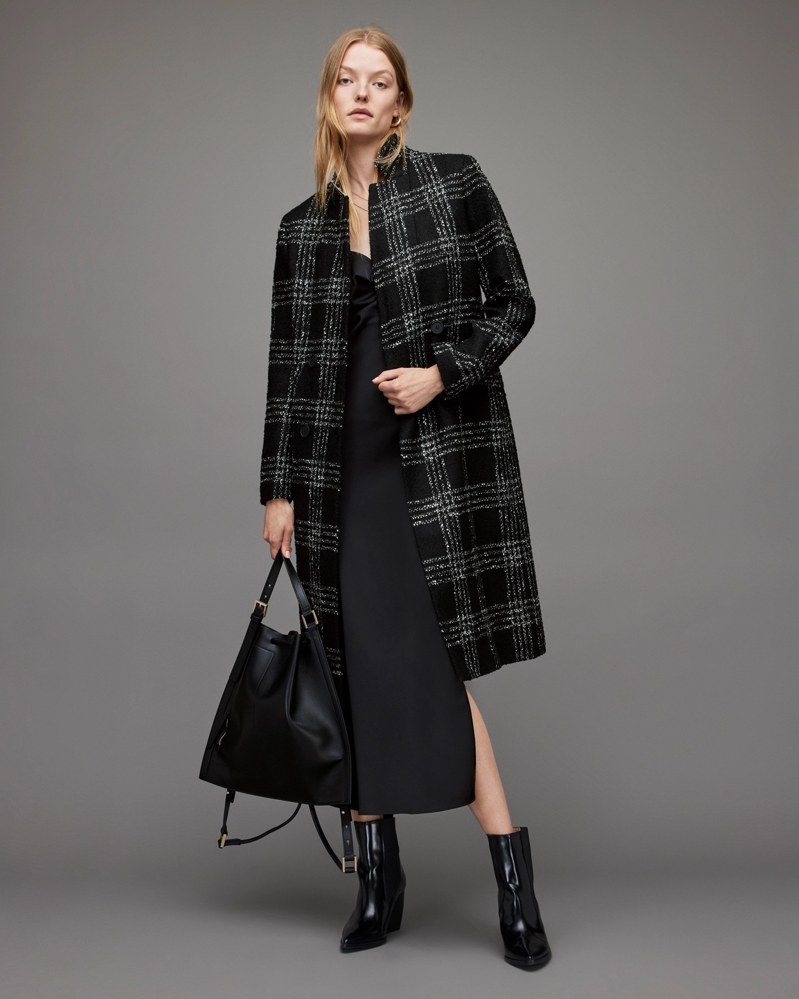 Bexa Check Coat | AllSaints US