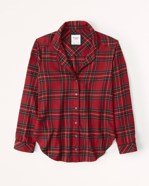 Flannel Pajama Shirt | Abercrombie & Fitch (US)
