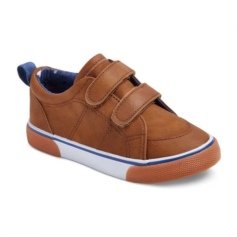 Toddler Boys' Marty Double Strap Sneakers - Cat & Jack™ Tan | Target