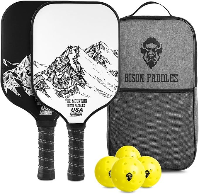 Graphite Pickleball Paddles - Lightweight Pickleball Rackets | Honeycomb Composite Core Improves ... | Amazon (US)