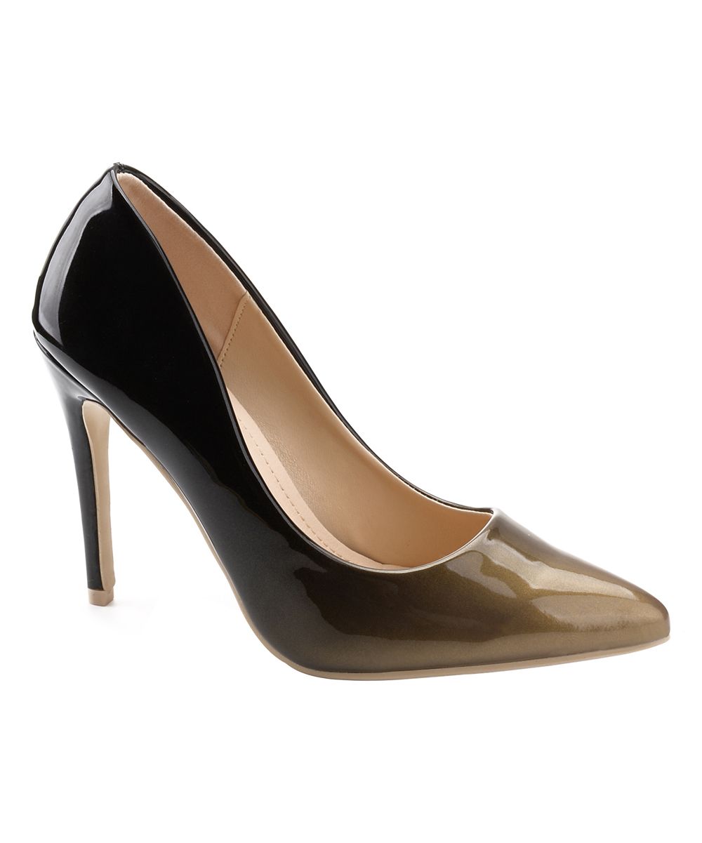 Mila Lady Women's Pumps BronzeBlack - Bronze & Black Ombre Bonnie Pump - Women | Zulily