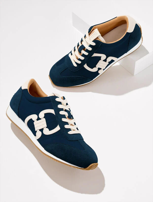 Alex Status Herringbone Suede Sneakers | Talbots