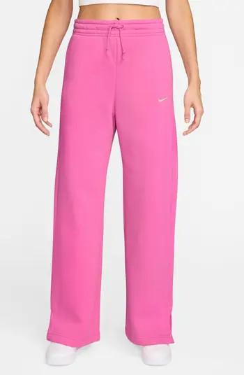 Sportswear Phoenix High Waist Wide Leg Sweatpants | Nordstrom