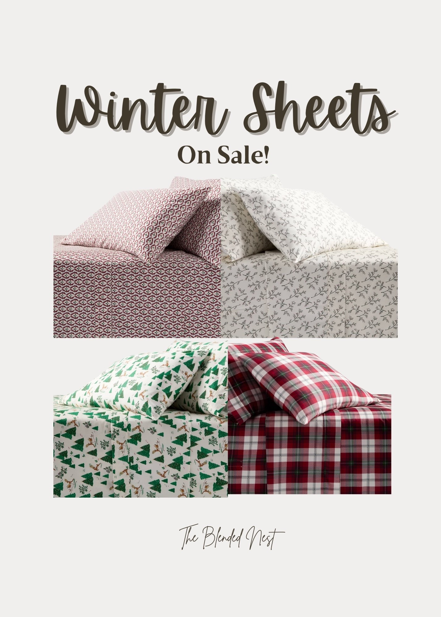 This winter print sheets are SO cute and they’re all on sale at Target!  They come in 5 colors and all sizes.  

#LTKSaleAlert #LTKHome #LTKHoliday