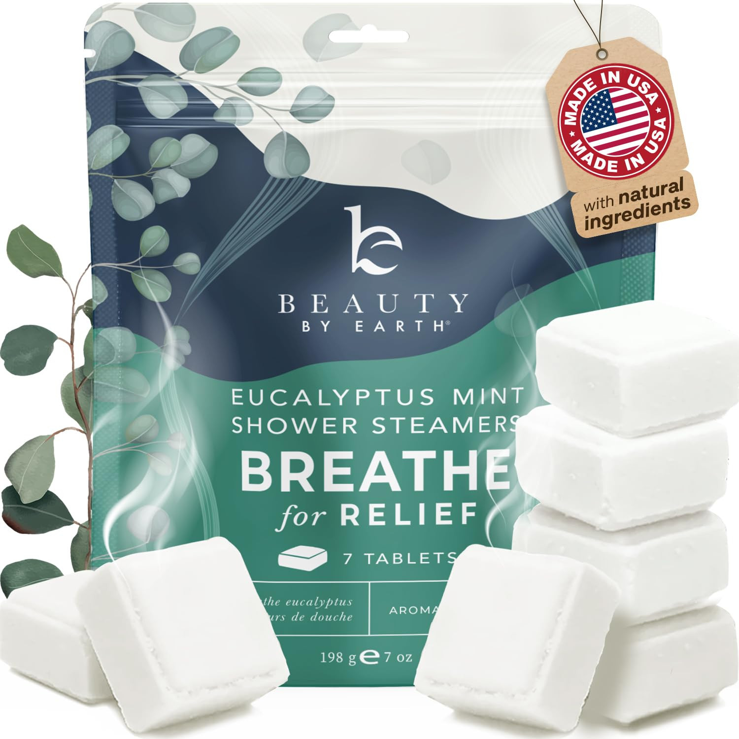 Shower Steamers Aromatherapy - USA Made with Natural Ingredients & Eucalyptus Essential Oil, Larg... | Amazon (US)
