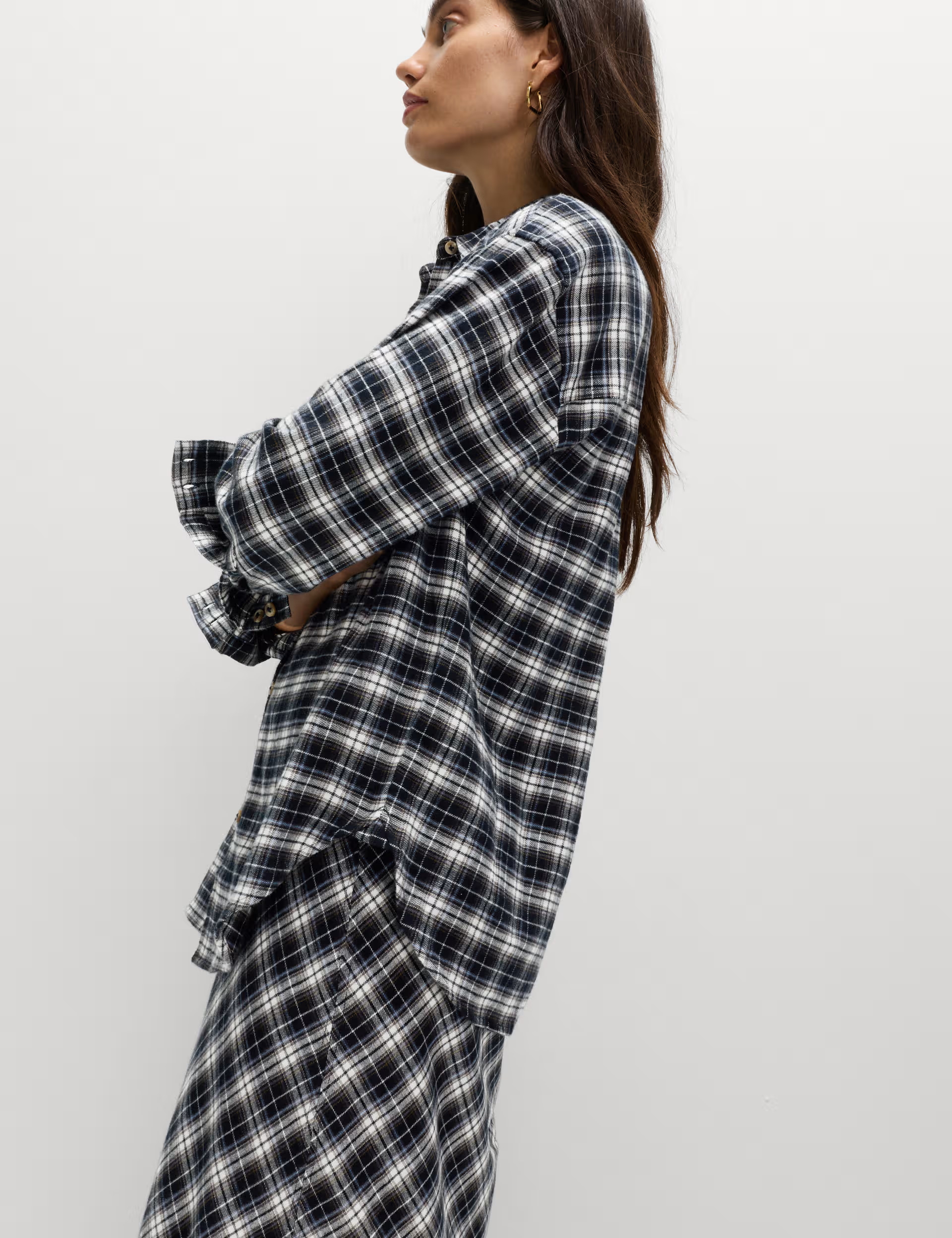 Pure Cotton Checked Shirt | Marks & Spencer (UK)