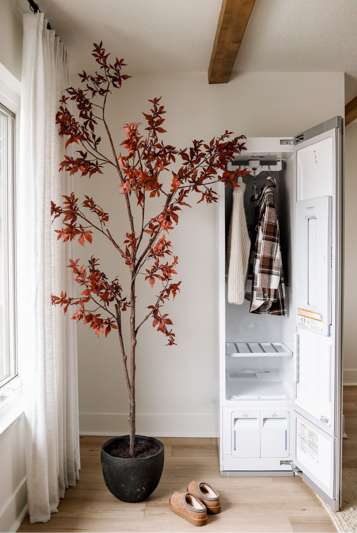 Laundry experience UPGRADED 🙌🏼 If you’re looking to lighten your laundry load (literally 😉), you have to try the @lgusa Styler Steam Closet! It utilizes steam technology to gently sanitize and deodorize clothing, reducing wrinkles and eliminating odors without the need for washing. Head to my stories to see a before and after using the ‘special care’ setting! #ad

#LTKSeasonal #LTKhome