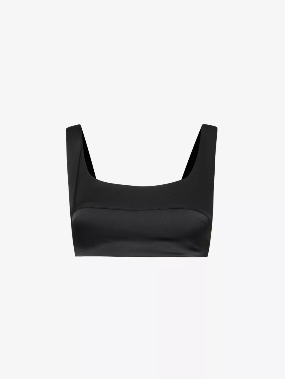 Ada cropped satin top | Selfridges