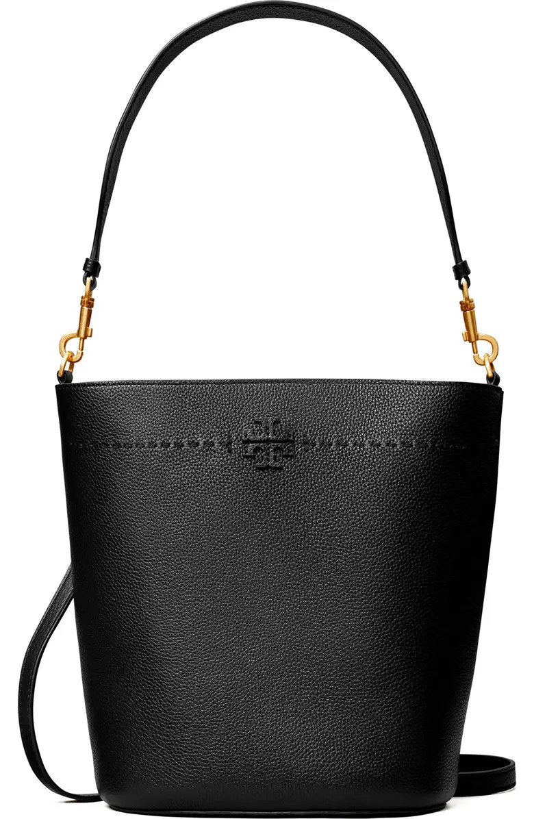 Tory Burch McGraw Leather Bucket Bag | Nordstrom | Nordstrom
