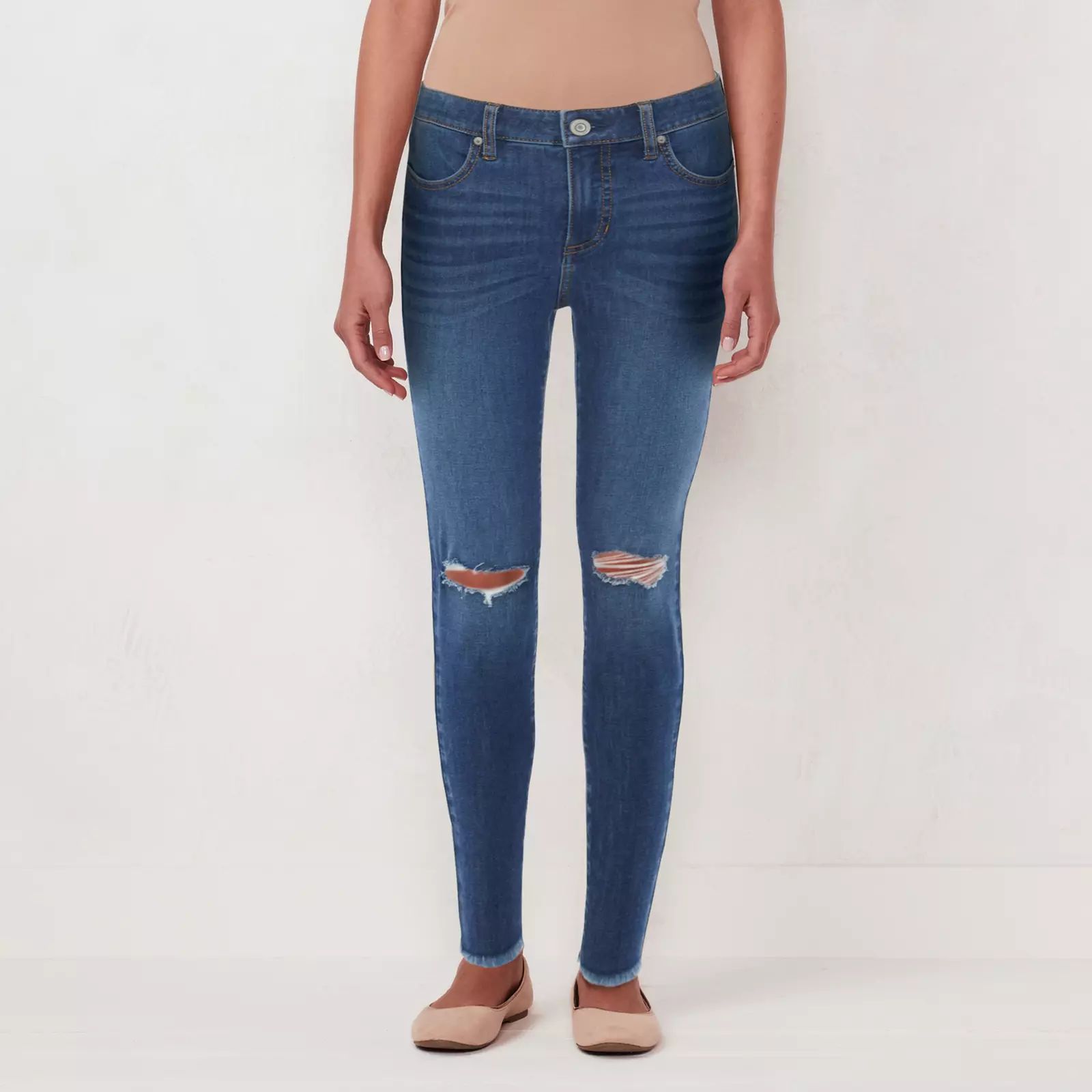Women's LC Lauren Conrad Super Skinny Jeans, Size: 2 T/Large, Blue | Kohl's