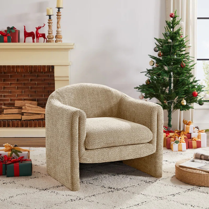 Sephine 31.2" Upholstered Nordic-style Accent Chair | Wayfair North America