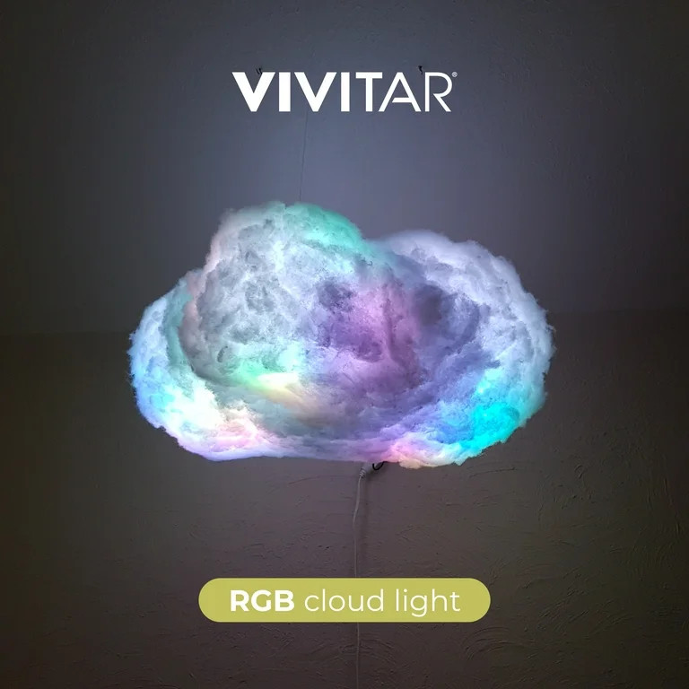 Vivitar RGB Luz de Nube, Proyecto DIY, Incluye Todos los Componentes, Controles Remotos Efectos d... | Walmart (US)