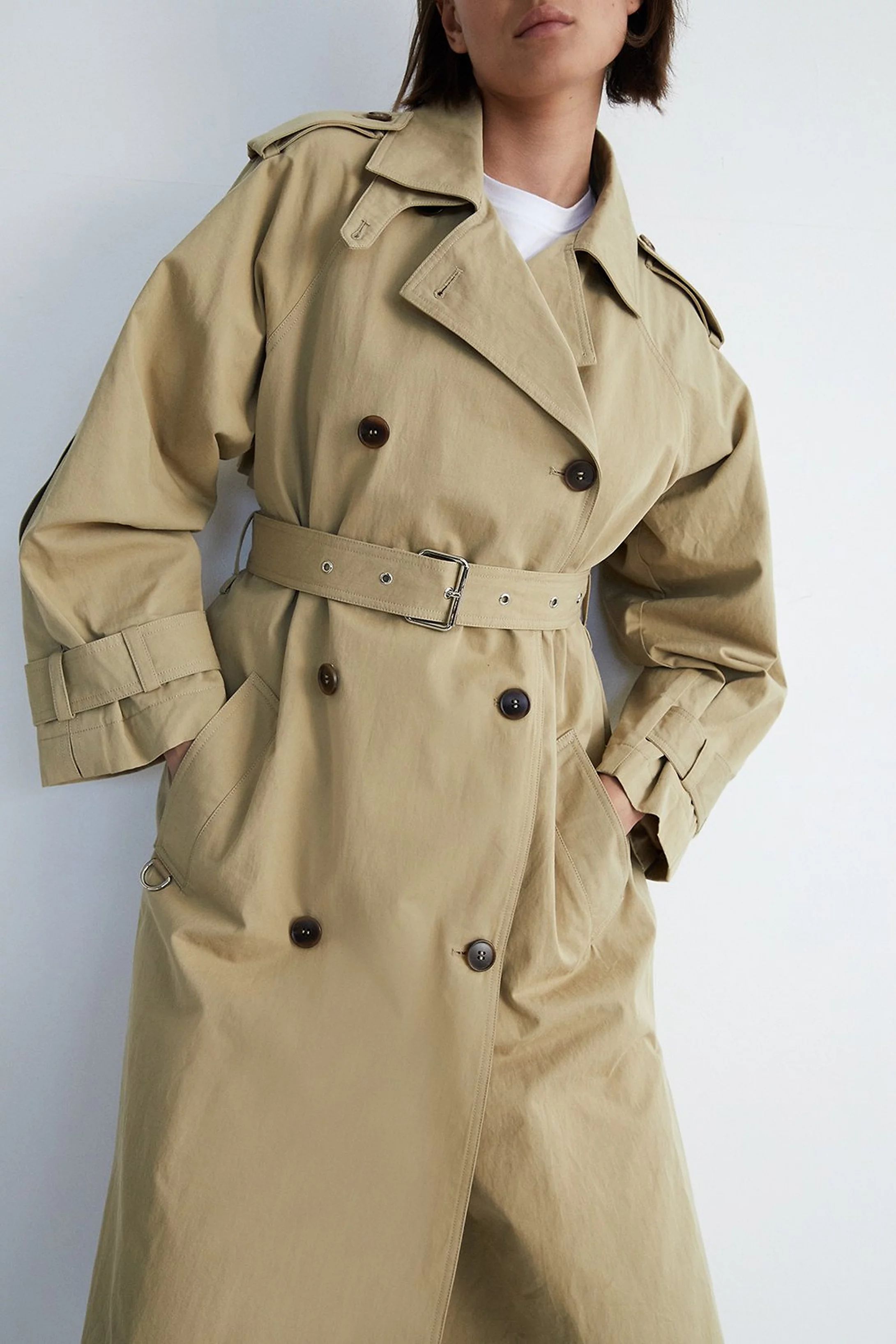 Maxi Trench Coat | Warehouse UK & IE