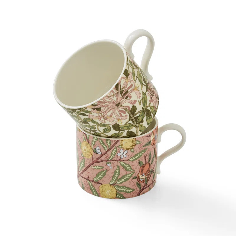 Spode Morris & Co Mugs S/2 Fruit & Honeysuckle | Wayfair North America