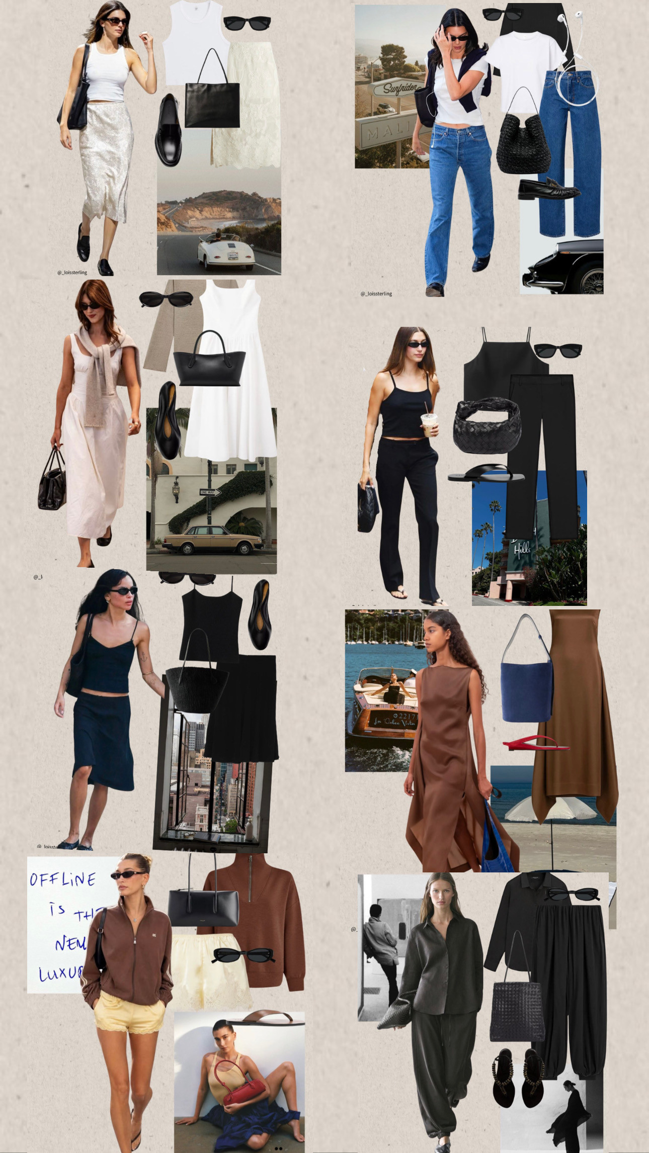 June outfits ✨ 8 shoppable edits to save for when you are planning what to wear. 

📌 Easy and effortless is how June outfits feel. I am forever looking to Pinterest to inspire my Summer looks.

In June, I want to wear loose fitting clothing, it doesn’t have to be oversized, but definitely nothing figure hugging. I want to wear linen, 100% cotton, silk and monochrome + pops of colour. Raffia and canvas Summer bags ( with the exception of black leather bags) is what I am adding to my outfits. 

I live in the UK & that means that June is not always super sunny & warm, so I have long sleeve tops, shirts, sweatshirts & linen blend knit tops on hand to accessorise with, incase I need to wear them. 

With the occasional light wash denim jean, I am wearing floaty dresses, shorts, skirts and light weight coords.  

 