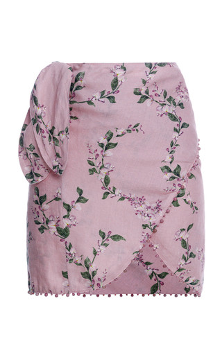 Agustina Beaded Linen Pareo | Moda Operandi (Global)