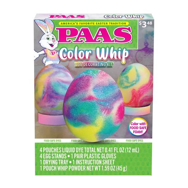 PAAS Easter Egg Decorating and Dye Kit, Color Whip , 1 Kit | Walmart (US)