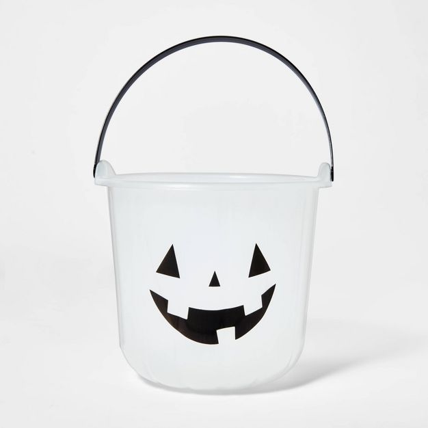 Glow in the Dark Pumpkin Stackable Halloween Trick or Treat Pail - Hyde & EEK! Boutique™ | Target