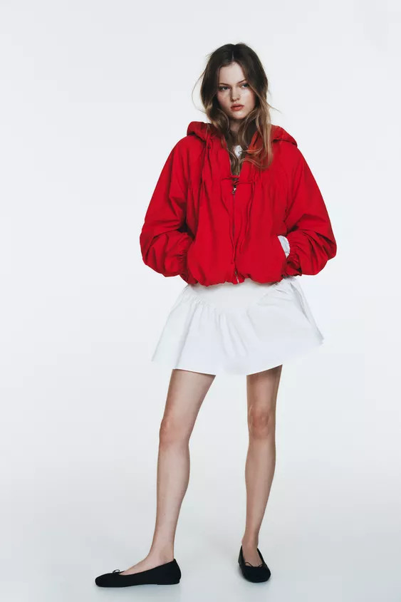 NYLON TIE JACKET | Zara US