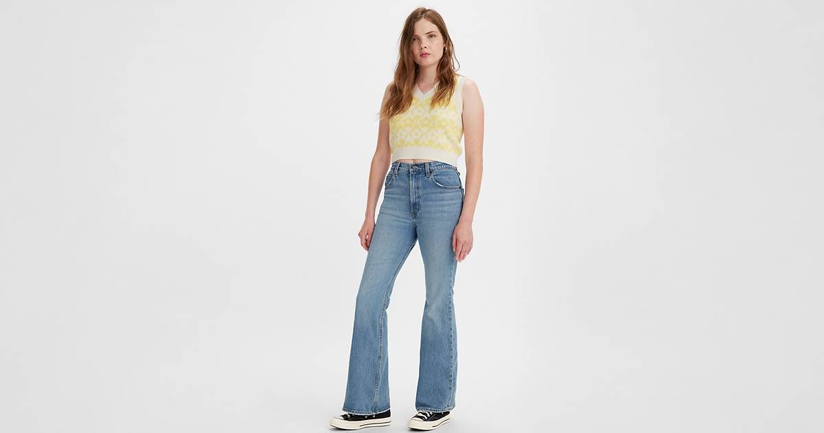 70's High Flare Women's Jeans - Light Wash | Levi's® US | LEVI'S (US)