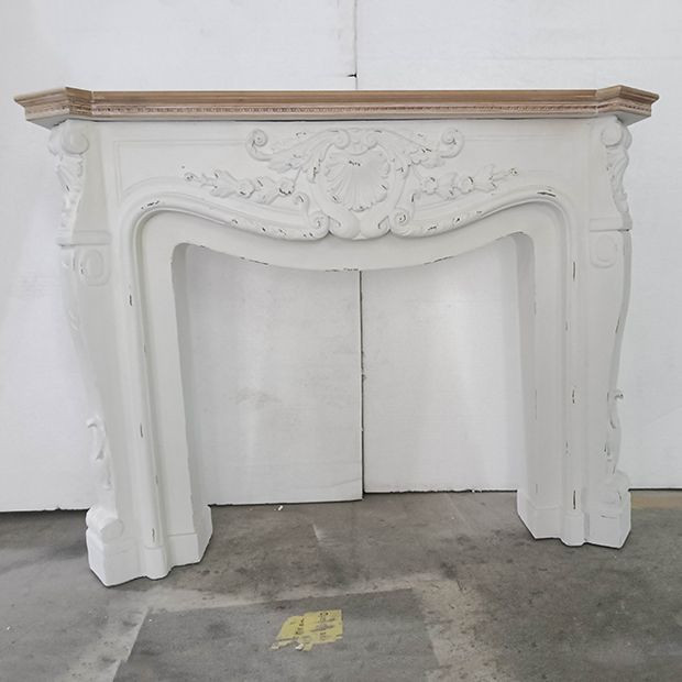 Decorative Ornate Wall Mantel | Antique Farm House