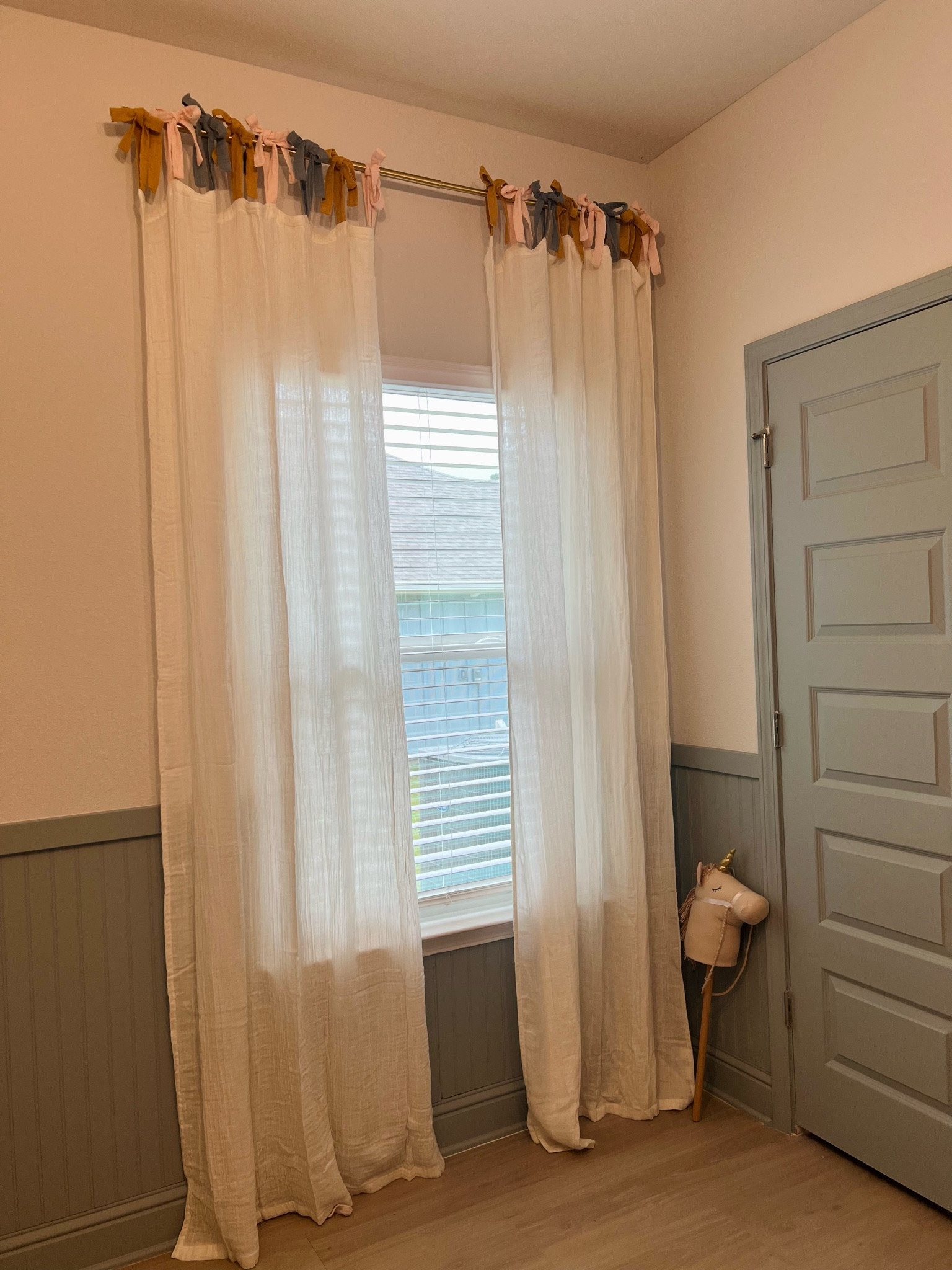 Obsessed with these ribbon curtains!!! Would be precious in a playroom too 🎀
baby girl nursery/ toddler girl bedroom/ little girls room/ kids playroom/ bow curtains/ crate & barrel 

#LTKstyletip #LTKhome #LTKkids