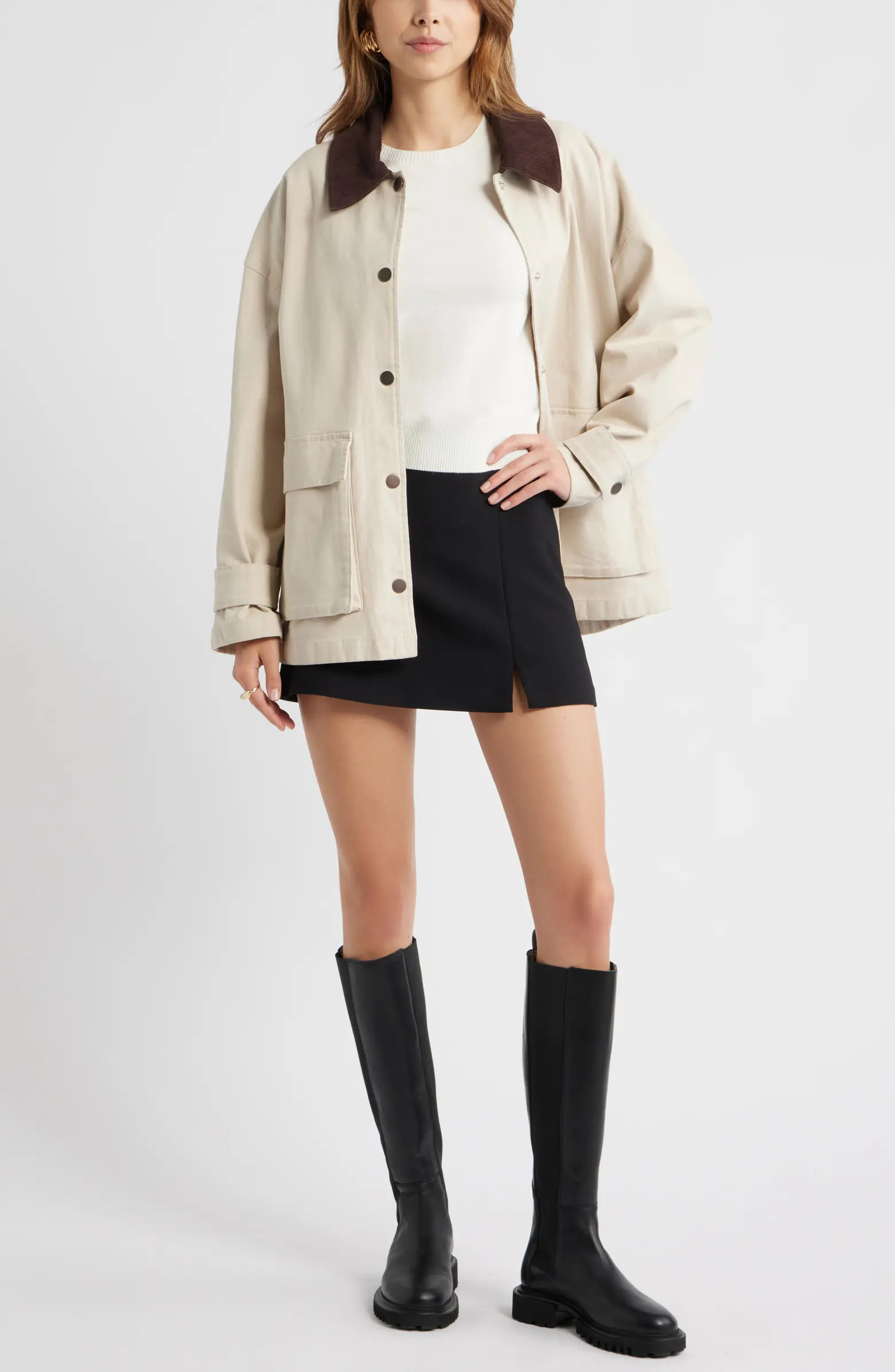 Open Edit Canvas Barn Jacket | Nordstrom | Nordstrom