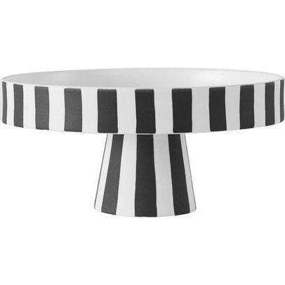 Toppu Tray, White/Black | Maisonette