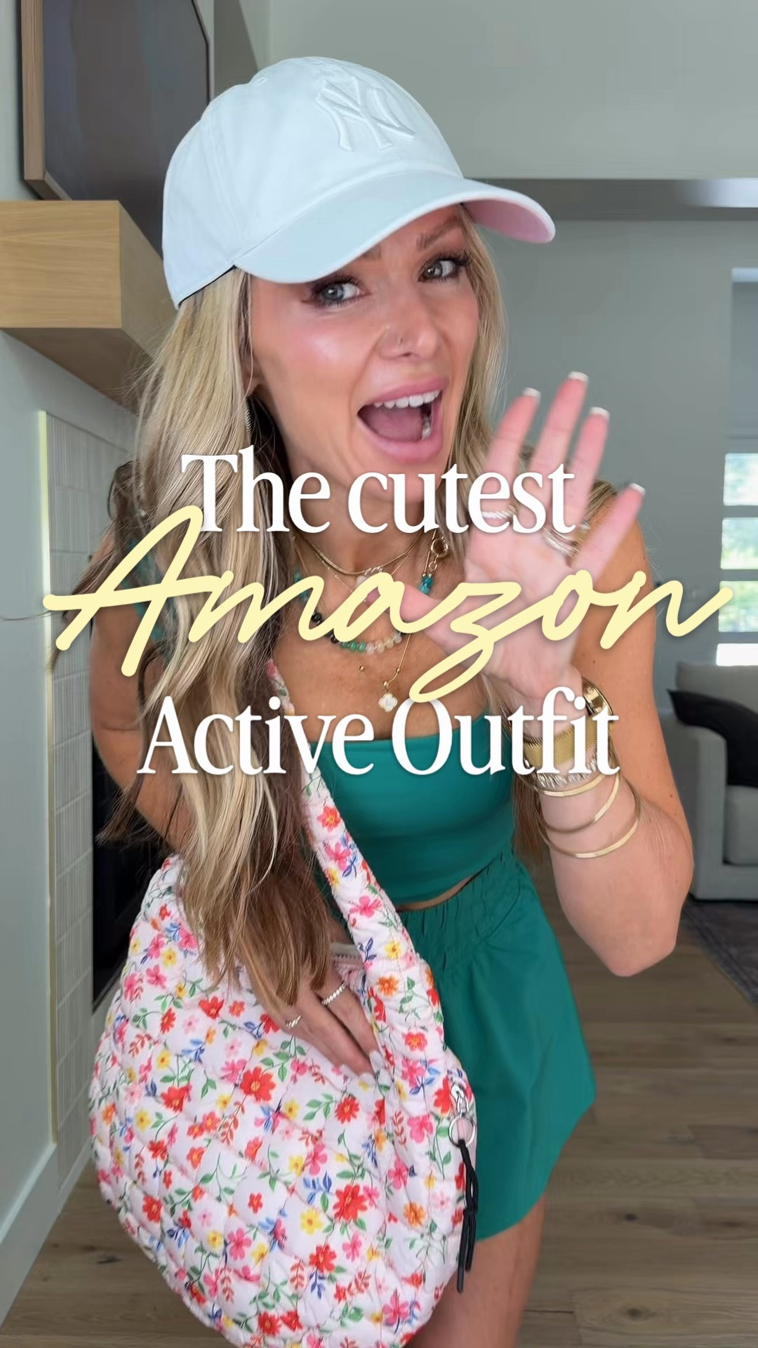 The Amazon active outfit I’ve been reaching for on repeat plus the color makes me so happy! 💚 comment AMAZON and I’ll send you details 

I love a workout set that looks just as cute running errands as it does for a walk or gym session, and this one checks every box. The athletic skirt is so flattering with built-in shorts, the oversized tee is lightweight and comfy, and the fun pop of color makes the whole outfit feel fresh. I finished it off with my favorite white sneakers, a classic baseball hat, and the cutest floral bag.

Comfortable, cute, and easy to throw on…that’s exactly the kind of outfit I wear the most.

Would you wear this for a workout, errands, or both? 💚

#AmazonFashion #AmazonFinds #Activewear #AthleisureStyle #EverydayOutfits