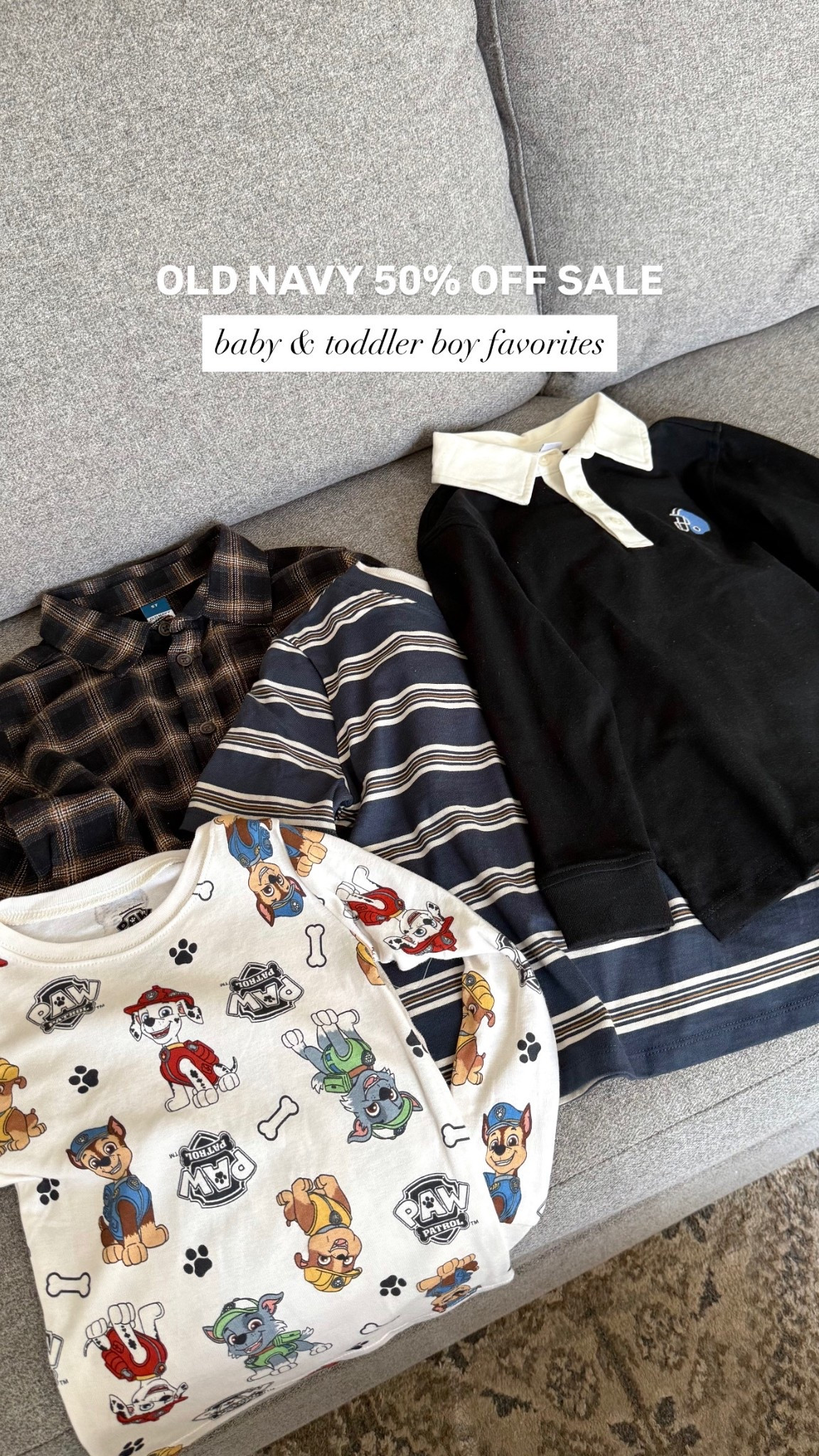 50% off EVERYTHING at old navy! Here are some cute options for baby boys & toddler boys!! 💙

#LTKBaby #LTKSaleAlert #LTKKids